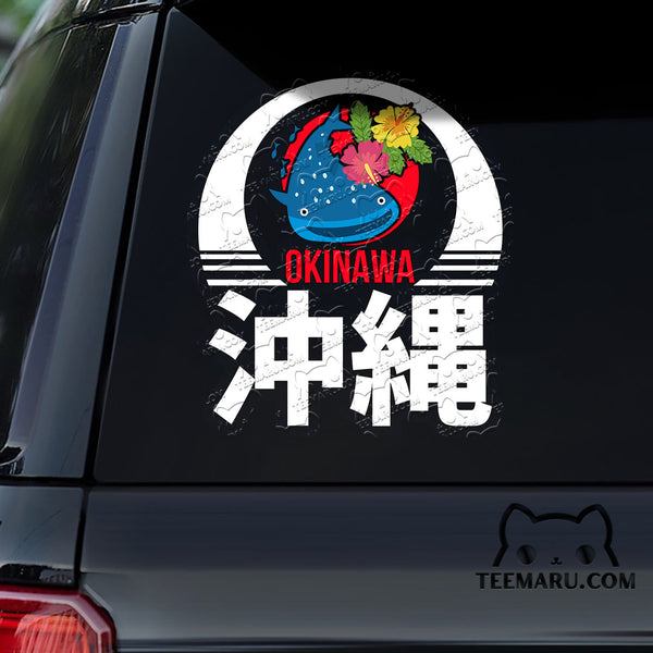 OKDC0077 - Personalized Churaumi Aquarium Okinawa Car Decal - Kanji