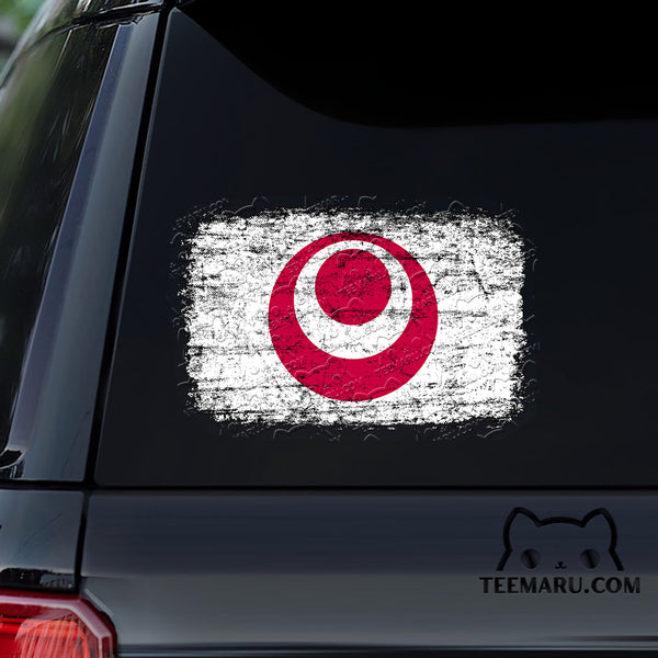 OKDC0103 - Personalized Okinawa Flag Okinawa Car Decal -