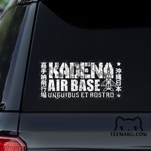 OKDC0109 - Personalized Kadena Air Base USAF Okinawa Car Decal - Japanese Kanji Character