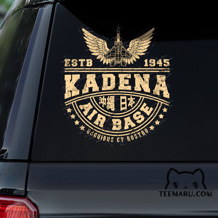 OKDC0110 - Personalized Kadena Air Base USAF Okinawa Car Decal - Japanese Kanji Character