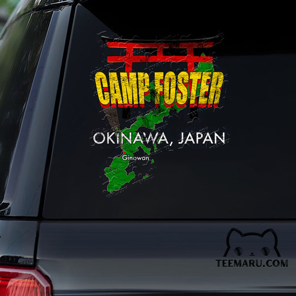 OKDC0117 - Personalized Camp Foster Ginowan Okinawa Car Decal -