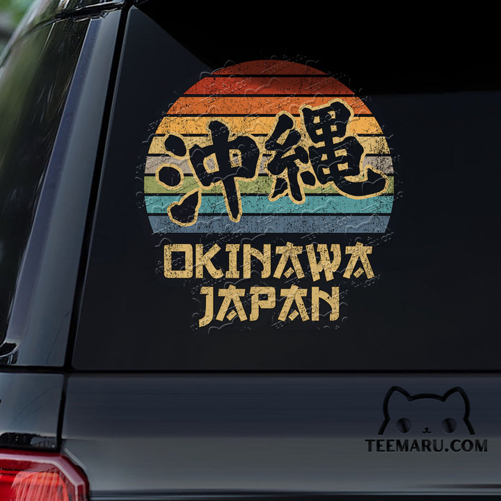 OKDC0123 - Personalized Okinawa Car Decal - Japanese Kanji