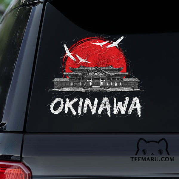 OKDC0130 - Personalized Shuri Castle Okinawa Car Decal -