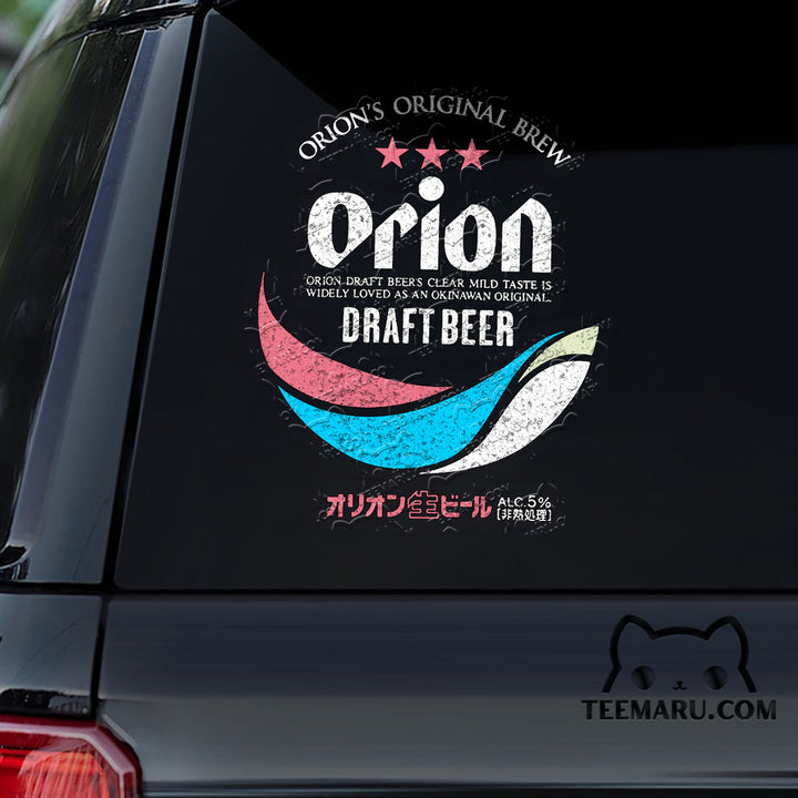 OKDC0159 - Personalized Orion Beer Okinawa Car Decal -