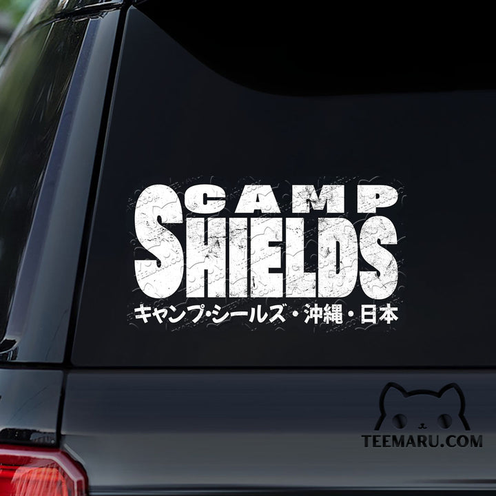 OKDC0172 - Personalized Camp Shields Okinawa Car Decal - Japanese Kanji Character
