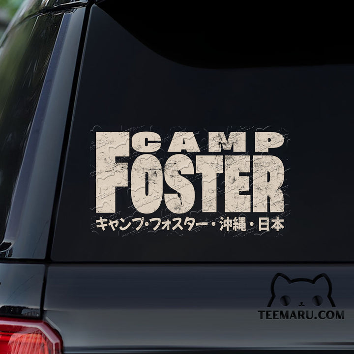 OKDC0176 - Personalized Camp Foster Okinawa Car Decal - Japanese Kanji Character
