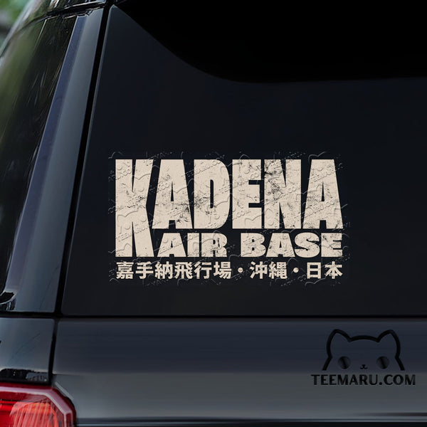 OKDC0181 - Personalized Kadena Air Base Okinawa Car Decal - Japanese Kanji Character