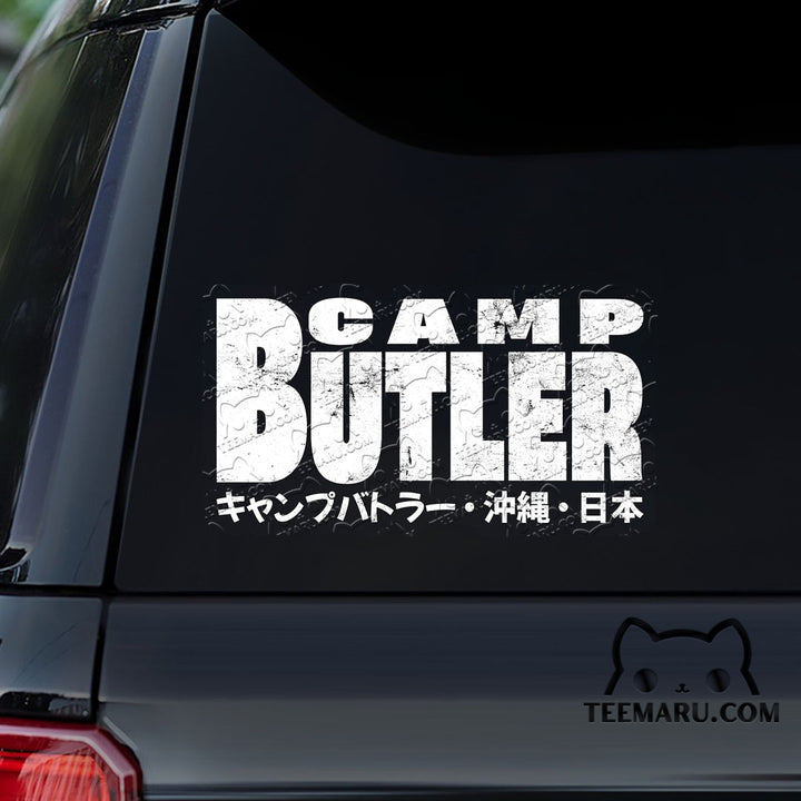 OKDC0186 - Personalized Camp Butler Okinawa Car Decal - Japanese Kanji Character