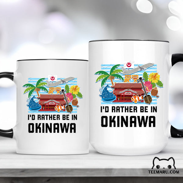 OKMG0021 - Okinawa Love Accent Mug - I'd Rather Be In Okinawa