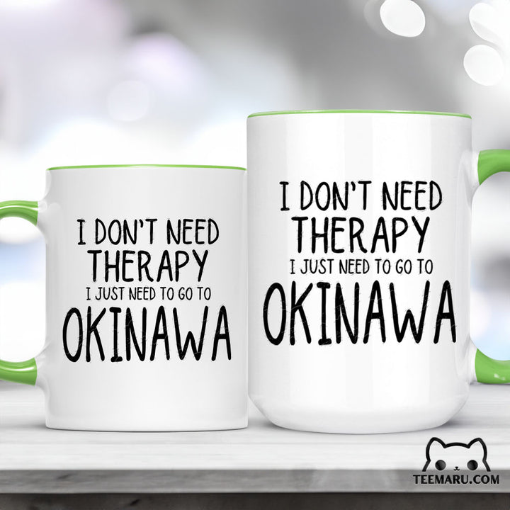 OKMG0025 - Okinawa Love Accent Mug - I'd Rather Be In Okinawa