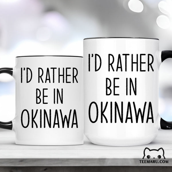 OKMG0026 - Okinawa Love Accent Mug - I'd Rather Be In Okinawa