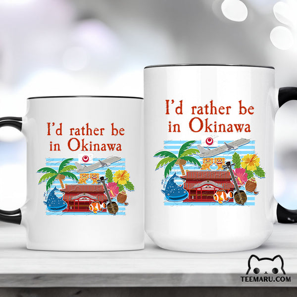 OKMG0035 - Okinawa Love Accent Mug - I’d Rather Be In Okinawa