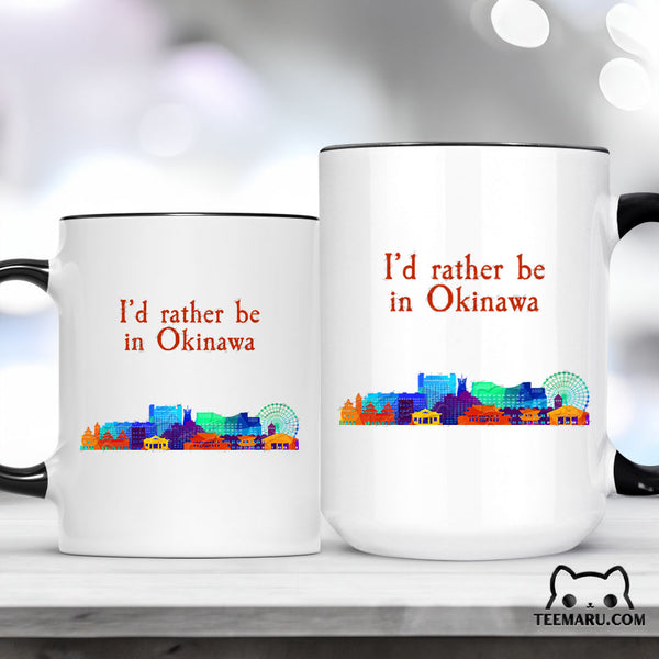 OKMG0036 - Okinawa Love Accent Mug - I’d Rather Be In Okinawa