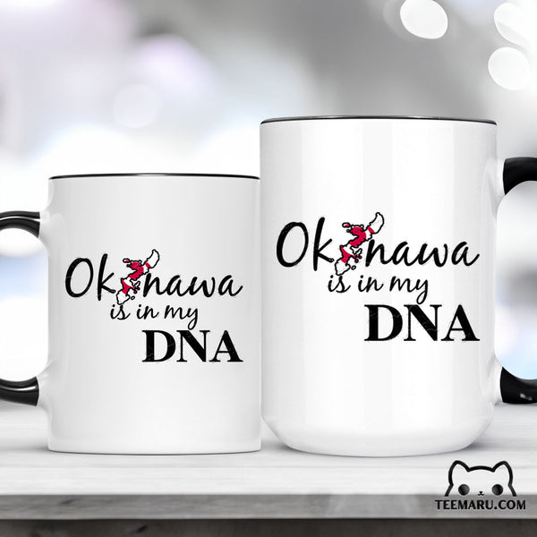 OKMG0040 - Okinawa Pride Accent Mug - Okinawa Is In My Dna