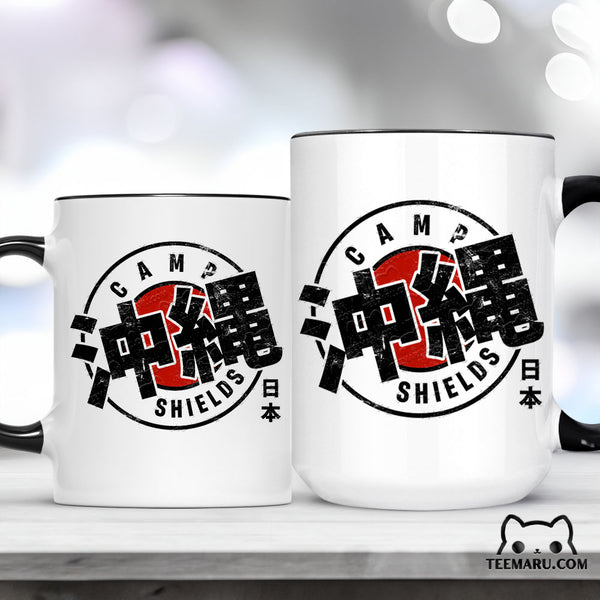 OKMG0056 - Camp Shields Okinawa Accent Mug - Japan Kanji Character