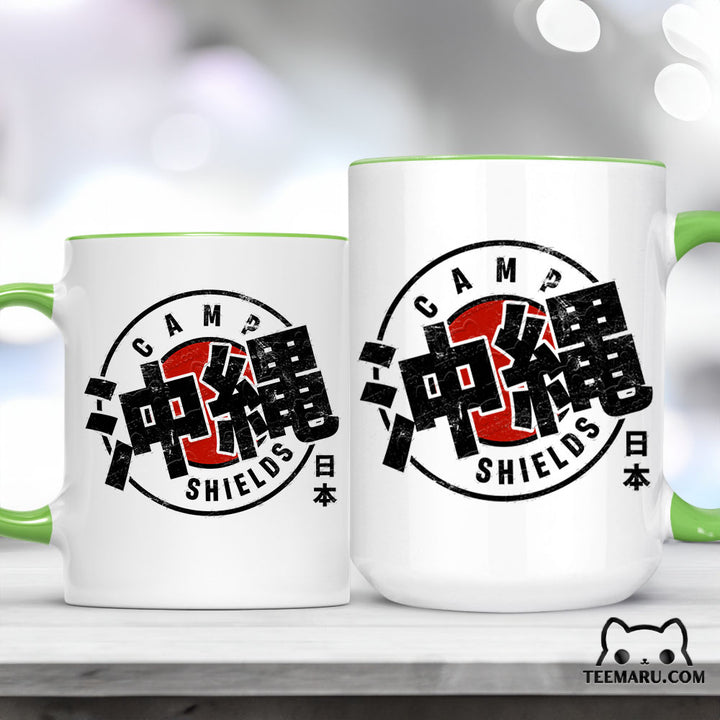 OKMG0056 - Camp Shields Okinawa Accent Mug - Japan Kanji Character