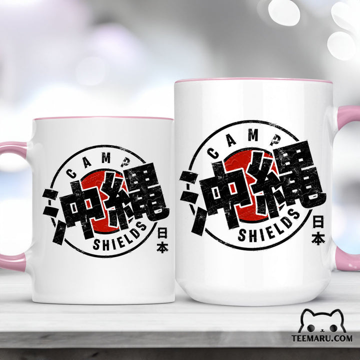 OKMG0056 - Camp Shields Okinawa Accent Mug - Japan Kanji Character