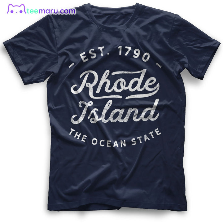 Vintage Rhode Island 1790 Rhode Island T-Shirt