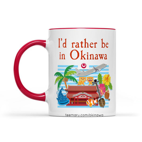 I'd Rather Be In Okinawa RPMU0048 - Okinawa Mug