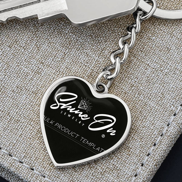 Memorial Heart Keychain