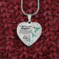 To My Beautiful Daughter Heart Necklace Birthday Gift, Christmas Gift From Mommy