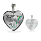 To My Beautiful Daughter Heart Necklace Birthday Gift, Christmas Gift From Daddy