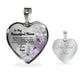 To My Beautiful Niece Heart Necklace Birthday Gift, Christmas Gift From Aunt