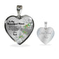 To My Beautiful Niece Heart Necklace Birthday Gift, Christmas Gift From Uncle