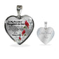 To My Beautiful Daughter-in-law Heart Necklace Birthday Gift, Christmas Gift From Mother-in-law