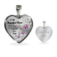 To My Beautiful Niece Heart Necklace Christmas Gift, Birthday Gift From Aunt