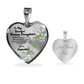 To My Beautiful Bonus Daughter Heart Necklace Birthday Gift, Christmas Gift From Stepmother