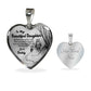 To My Beautiful Daughter Heart Necklace Birthday Gift, Christmas Gift From Daddy