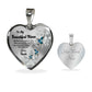 To My Beautiful Niece Heart Necklace Birthday Gift, Christmas Gift From Uncle