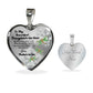 To My Beautiful Daughter-in-law Heart Necklace Birthday Gift, Christmas Gift From Mother-in-law