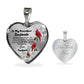 To My Beautiful Soulmate Heart Necklace Birthday Gift, Christmas Gift From Husband