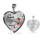 To My Soulmate Heart Necklace Birthday Gift, Christmas Gift From Boyfriend