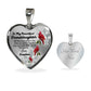 To My Beautiful Granddaughter Heart Necklace Birthday Gift, Christmas Gift From Grandma