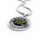 JL1707020 My Mind Still Talks To You Golden Dragonflies Angel Heart Paw And Galaxy Luxury Necklace with Back Engraving