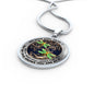 AG0408076 My Mind Still Talks To You Golden Dragonflies Tree Of Life And Galaxy Luxury Necklace with Back Engraving