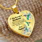 To My Beautiful Soulmate Heart Necklace Birthday Gift, Christmas Gift From Boyfriend