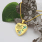 To My Beautiful Soulmate Heart Necklace Birthday Gift, Christmas Gift From Boyfriend