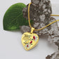 To My Beautiful Soulmate Heart Necklace Birthday Gift, Christmas Gift From Husband