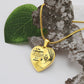 To My Beautiful Goddaughter Heart Necklace Birthday Gift, Christmas Gift From Godfather