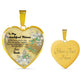 To My Beautiful Niece Heart Necklace Birthday Gift, Christmas Gift From Uncle