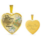 To My Beautiful Goddaughter Heart Necklace Birthday Gift, Christmas Gift From Godfather
