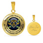 JL1707020 My Mind Still Talks To You Golden Dragonflies Angel Heart Paw And Galaxy Luxury Necklace with Back Engraving