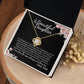 MC015 To My Beautiful Daughter How Special You Are To Me Love Knot Necklace Gift  From Dad
