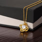MC015 To My Beautiful Daughter How Special You Are To Me Love Knot Necklace Gift  From Dad