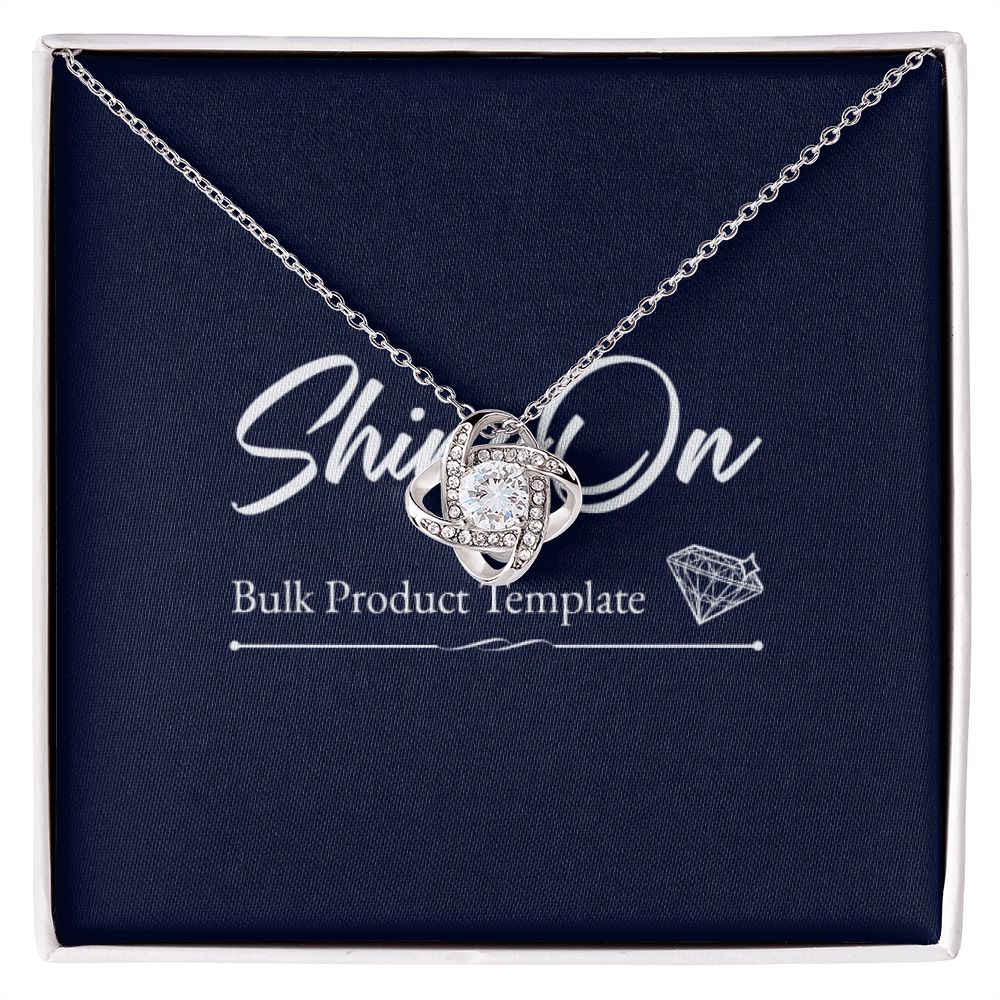Love Knot Necklace Gift