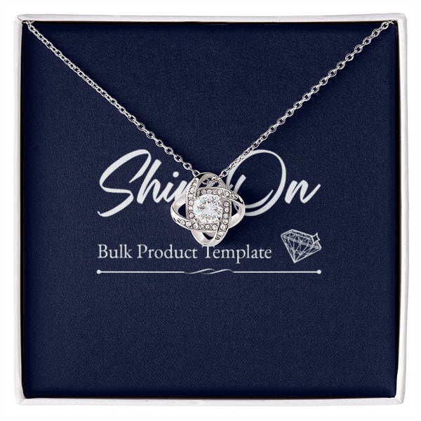 Love Knot Necklace Gift